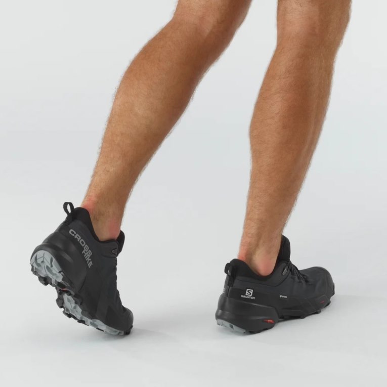 Tenis Senderismo Salomon Cross Hike GTX Hombre Negros | MX HGTP642